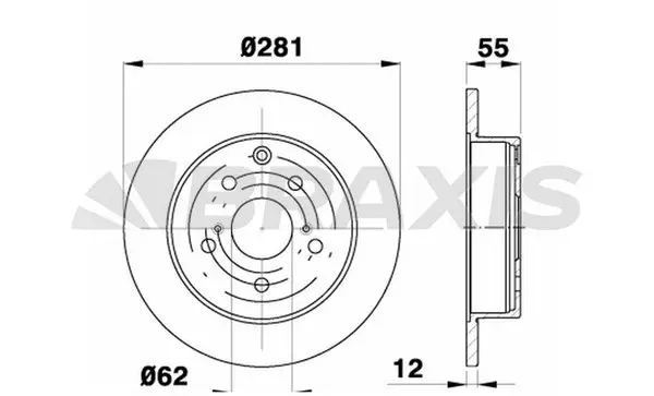 Brake Disc (AE0281)
