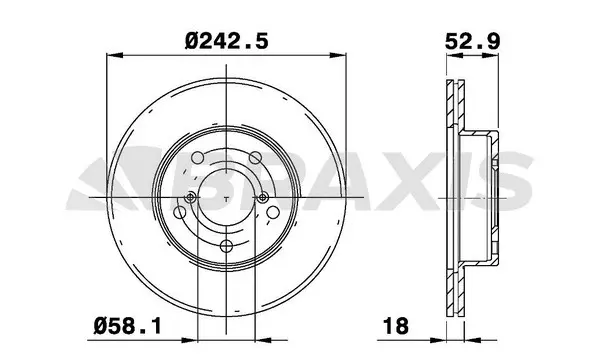 Brake Disc (AE0727)
