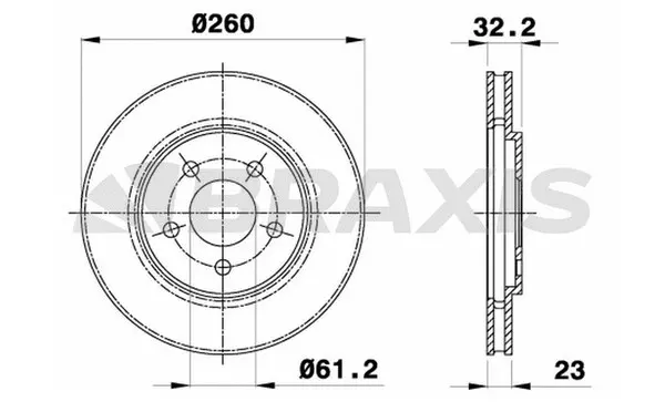 Brake Disc (AE0681)