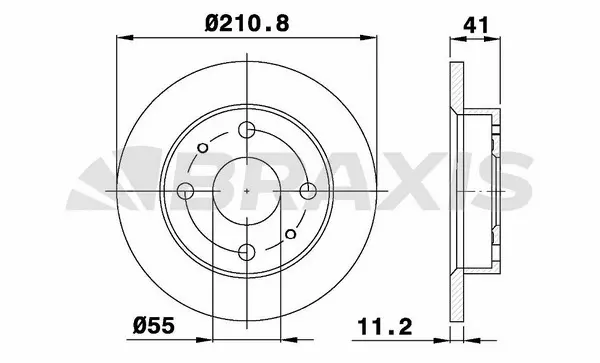 Brake Disc (AE0436)