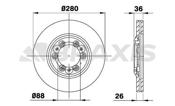 Brake Disc (AE0251)