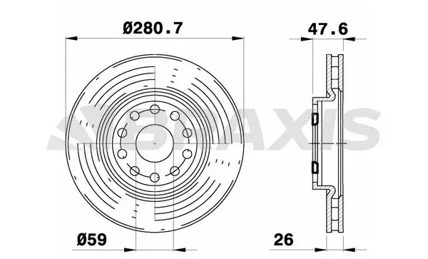 Brake Disc (AE0383)