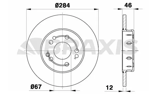 Brake Disc (AE0394)