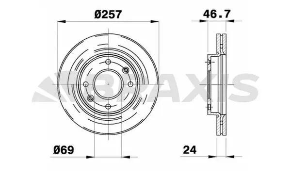 Brake Disc (AE0287)