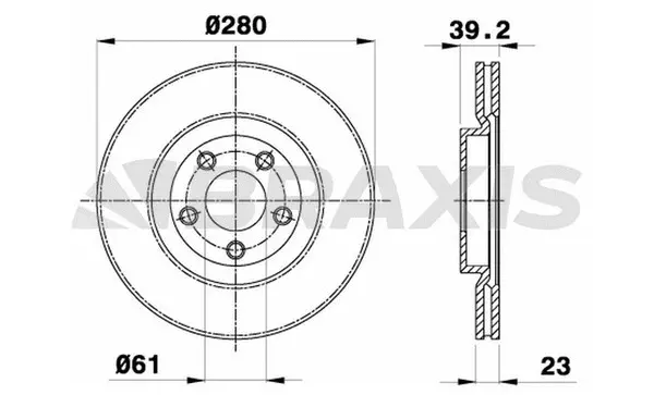 Brake Disc (AE0552)
