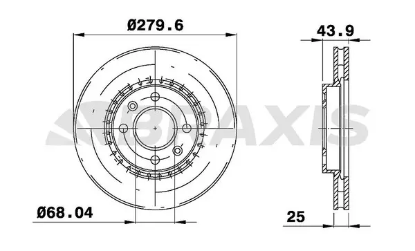 Brake Disc (AE0731)