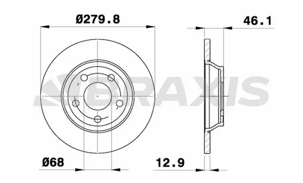 Brake Disc (AE0356)