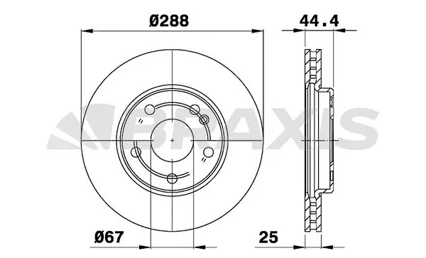 Brake Disc (AE0155)