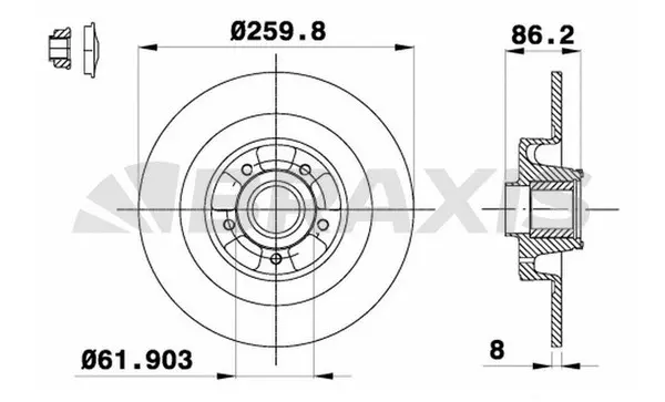 Brake Disc (AD0332)