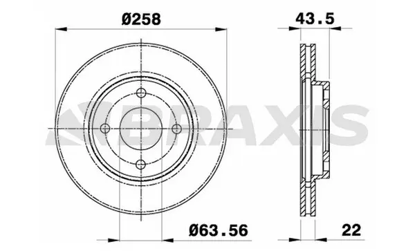 Brake Disc (AE0707)