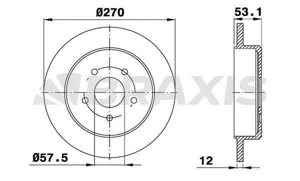 Brake Disc (AE0628)