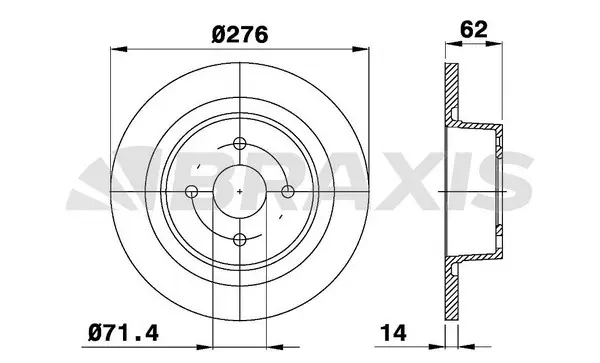 Brake Disc (AE0196)