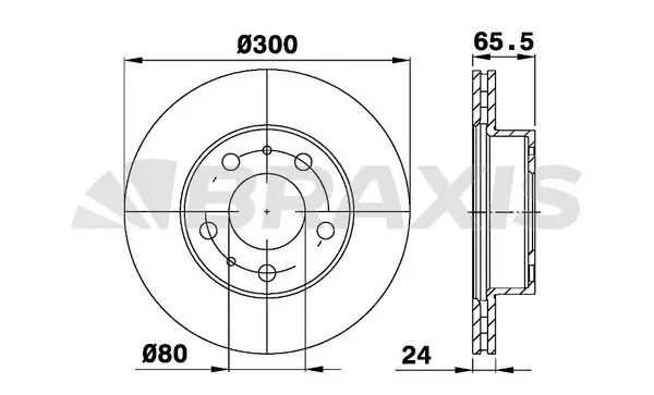 Brake Disc (AE0728)