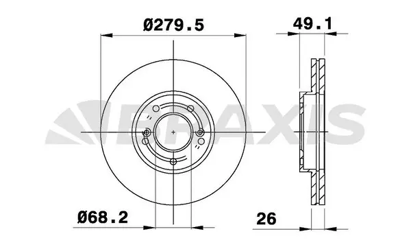 Brake Disc (AE0701)