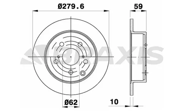 Brake Disc (AE0496)