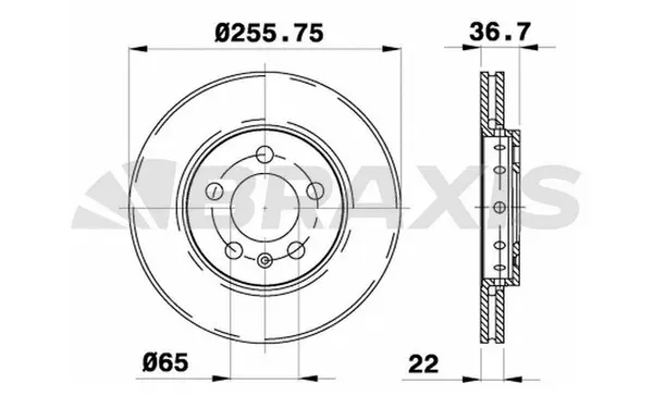 Brake Disc (AE0312)