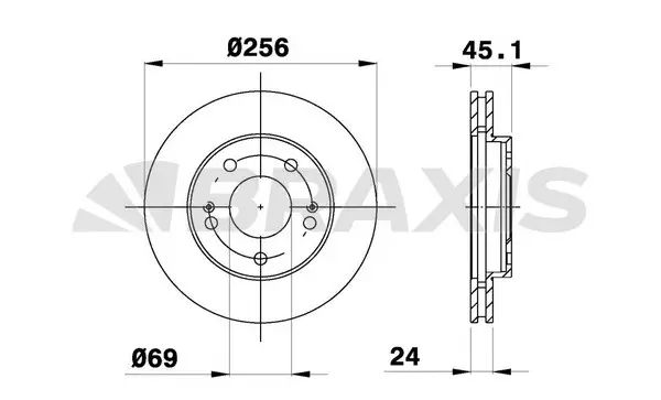 Brake Disc (AE0748)