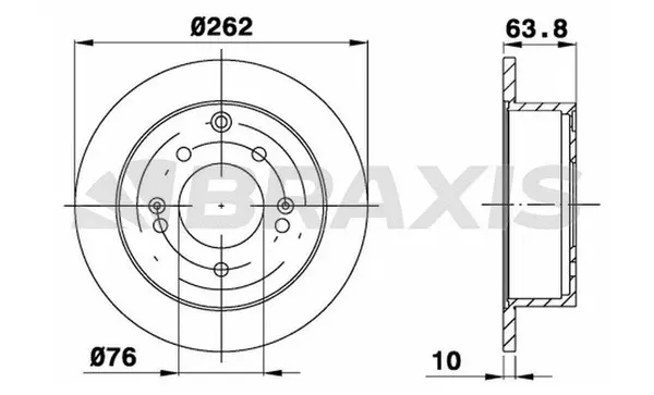 Brake Disc (AE0596)