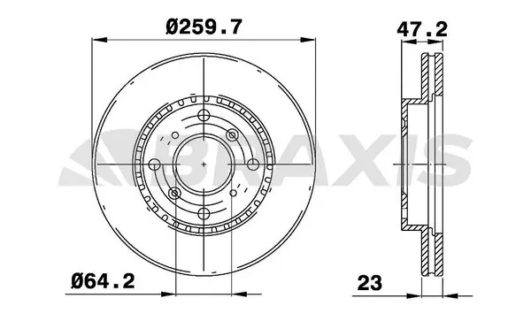 Brake Disc (AE0637)
