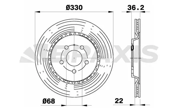 Brake Disc (AE0419)