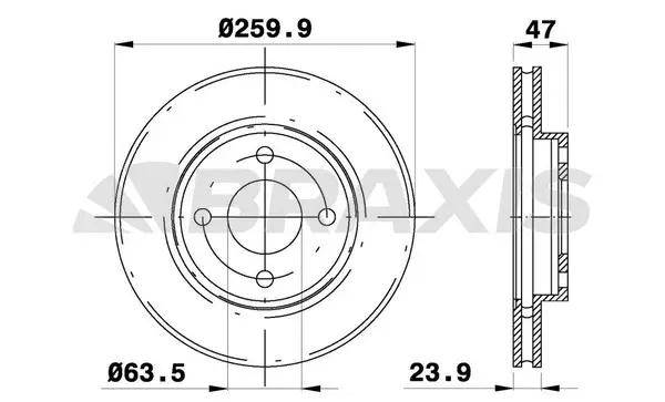 Brake Disc (AE0116)