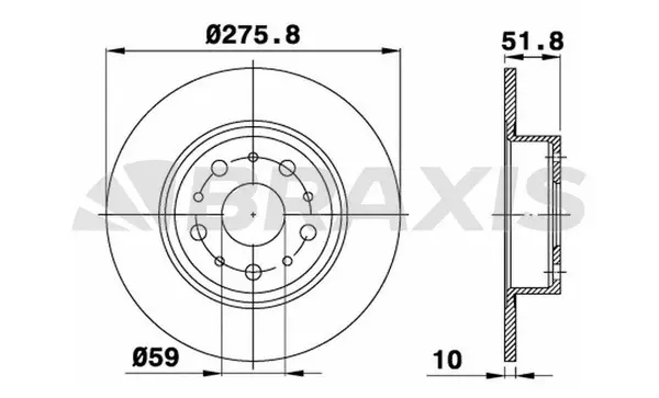 Brake Disc (AE0435)