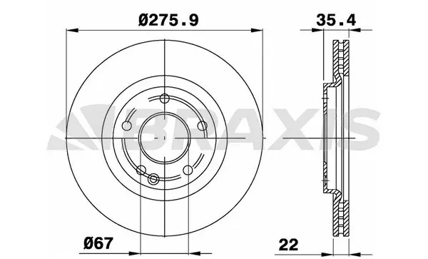 Brake Disc (AE0544)