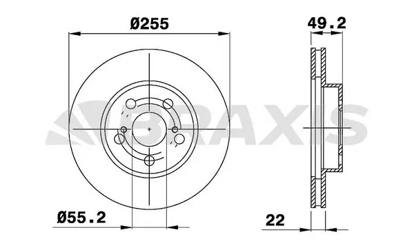 Brake Disc (AE0372)