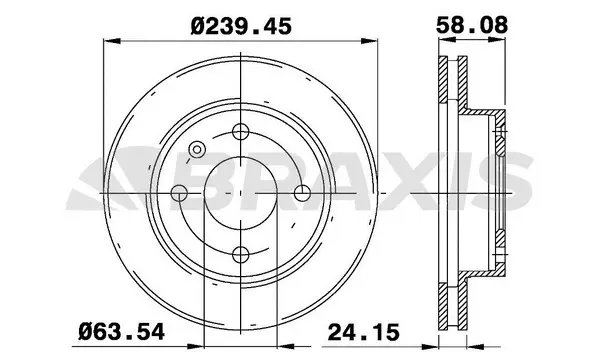 Brake Disc (AE0619)