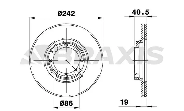 Brake Disc (AE0238)