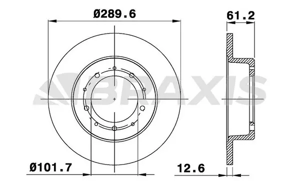 Brake Disc (AE0290)