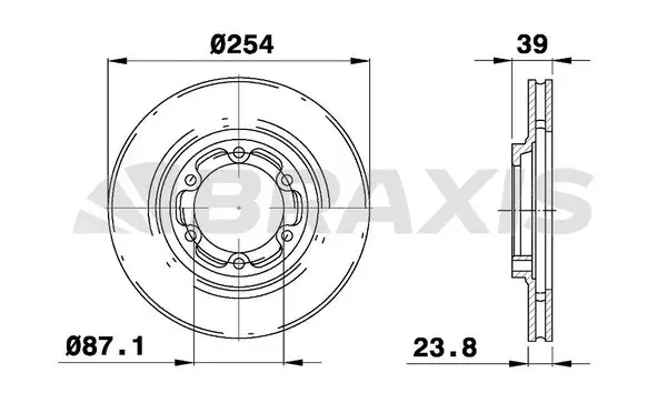 Brake Disc (AE0326)