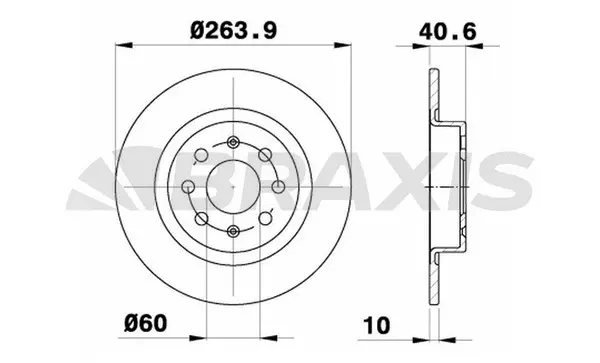 Brake Disc (AE0438)