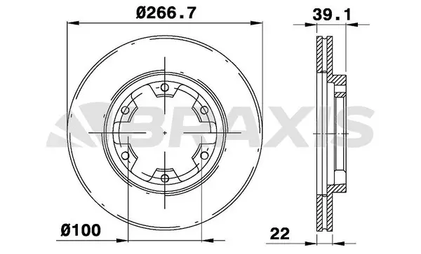 Brake Disc (AE0725)
