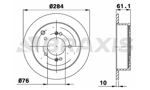 Brake Disc (AE0243)