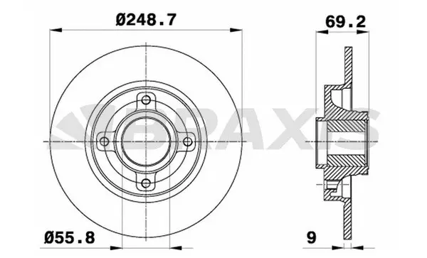 Brake Disc (AE0055)