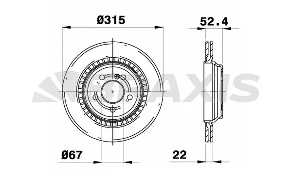Brake Disc (AE0767)