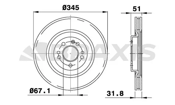 Brake Disc (AD0975)