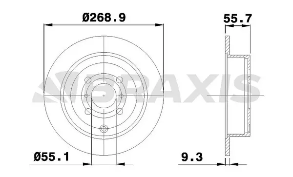 Brake Disc (AE0163)