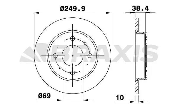 Brake Disc (AE0246)