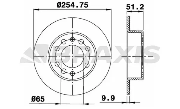 Brake Disc (AE0018)