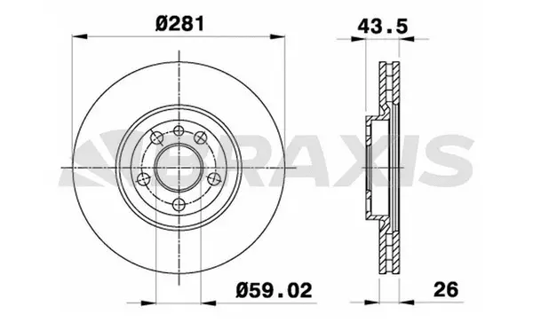 Brake Disc (AE0121)