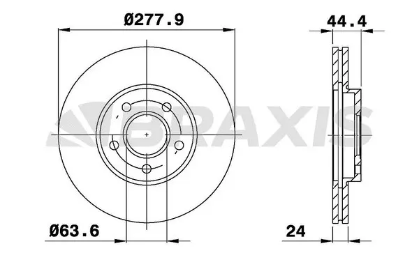 Brake Disc (AE0188)
