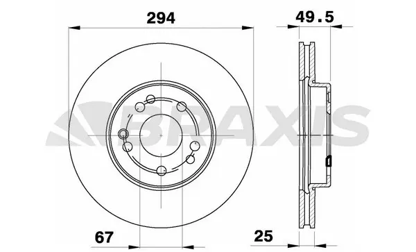 Brake Disc (AE0689)