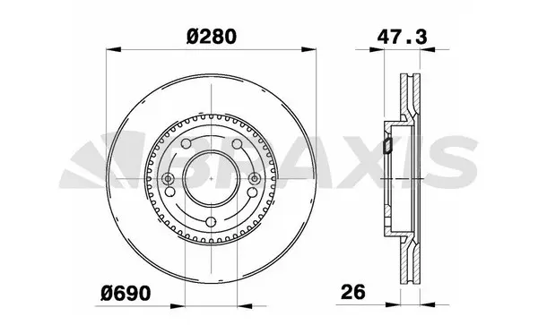 Brake Disc (AE0692)