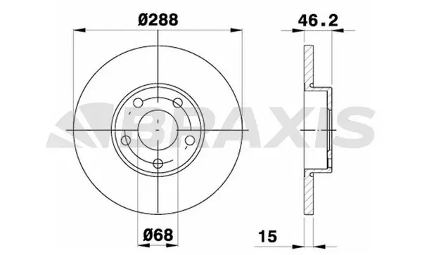 Brake Disc (AE0256)