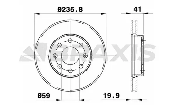 Brake Disc (AE0089)