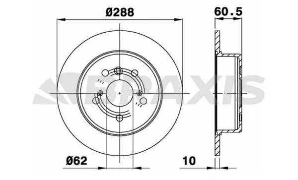 Brake Disc (AE0648)