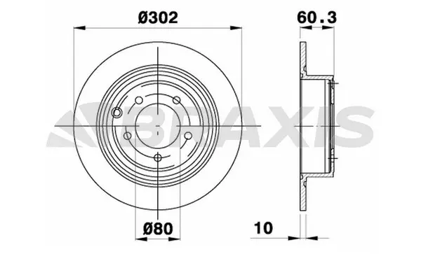 Brake Disc (AE0634)
