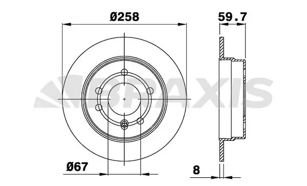Brake Disc (AE0236)